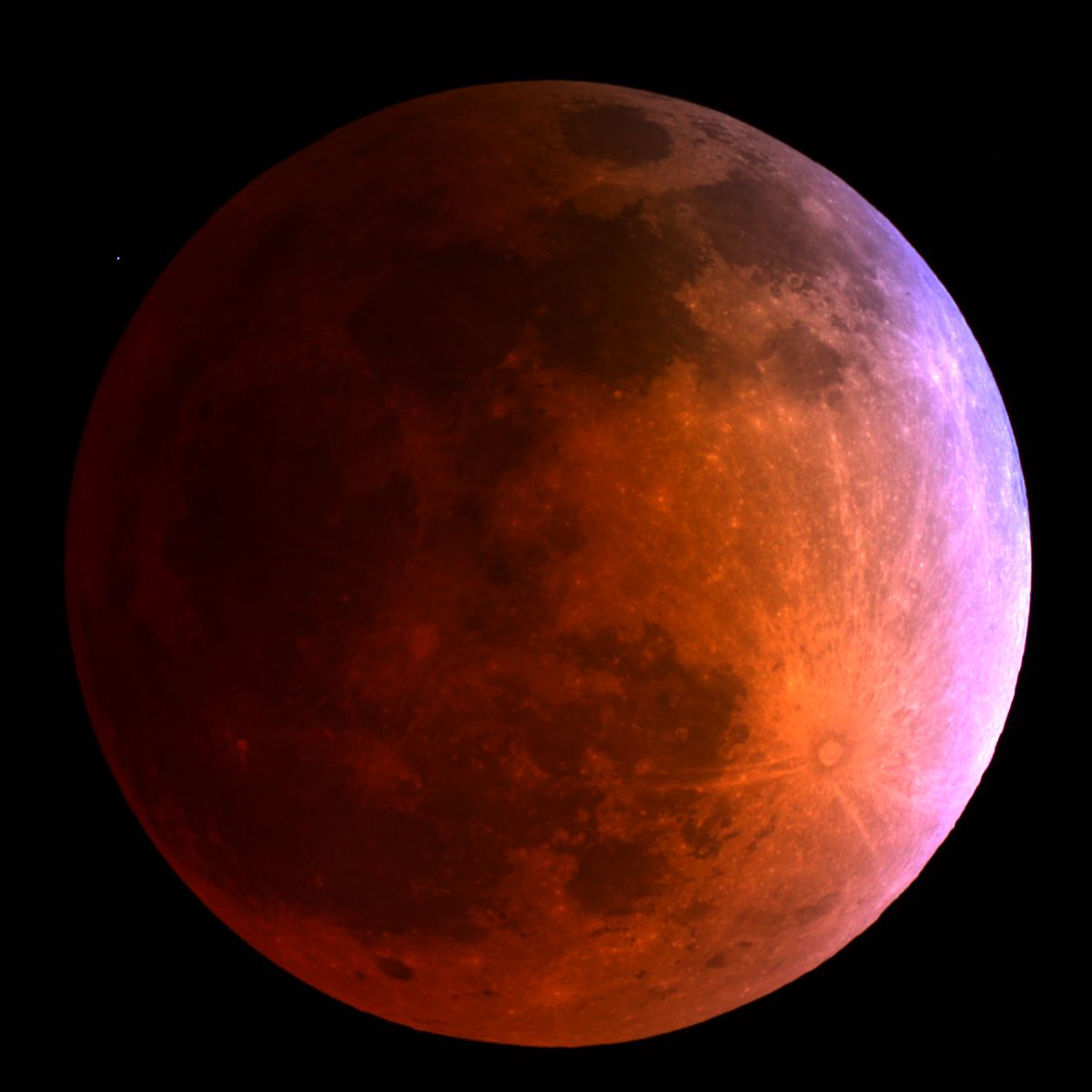 Blood Red Moon: Total Lunar Eclipse of April 15, 2014, Mt. Lemmon SkyCenter