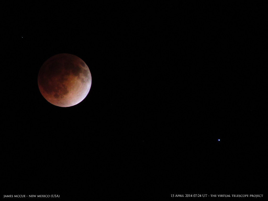 Blood Moon: Total Lunar Eclipse of 2014 by James McCue