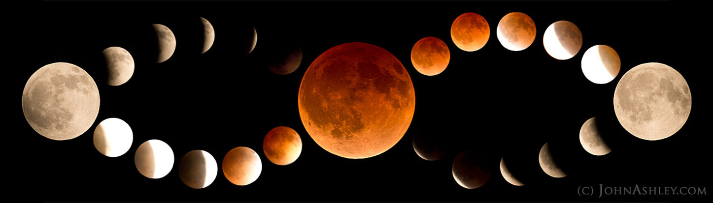 Montana Moon: Total Lunar Eclipse by John Ashley