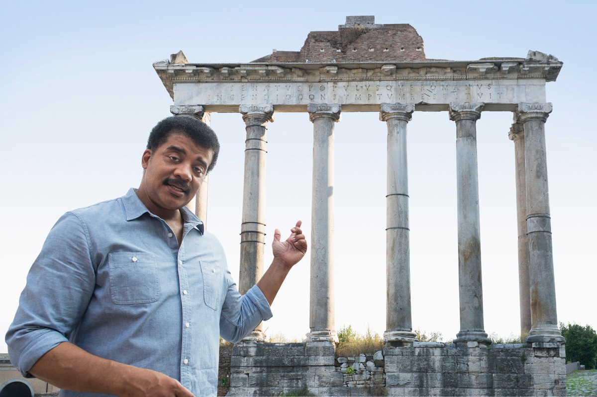 Temple of Saturn on 'Cosmos'