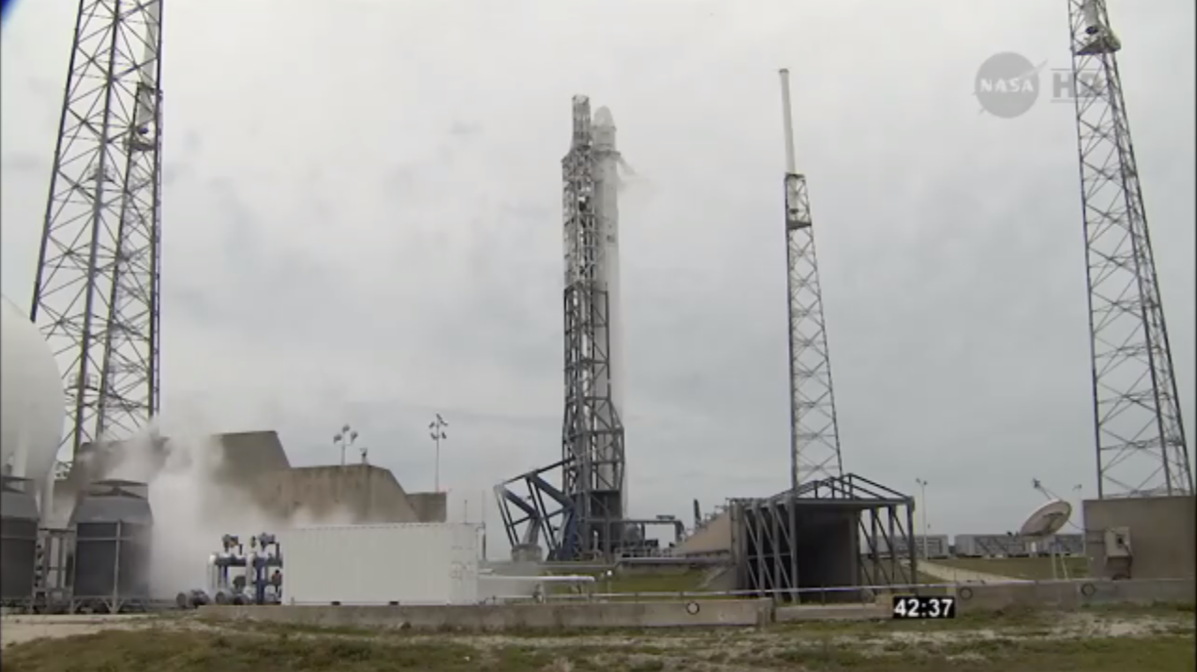 SpaceX's Dragon Capsule Before Launch