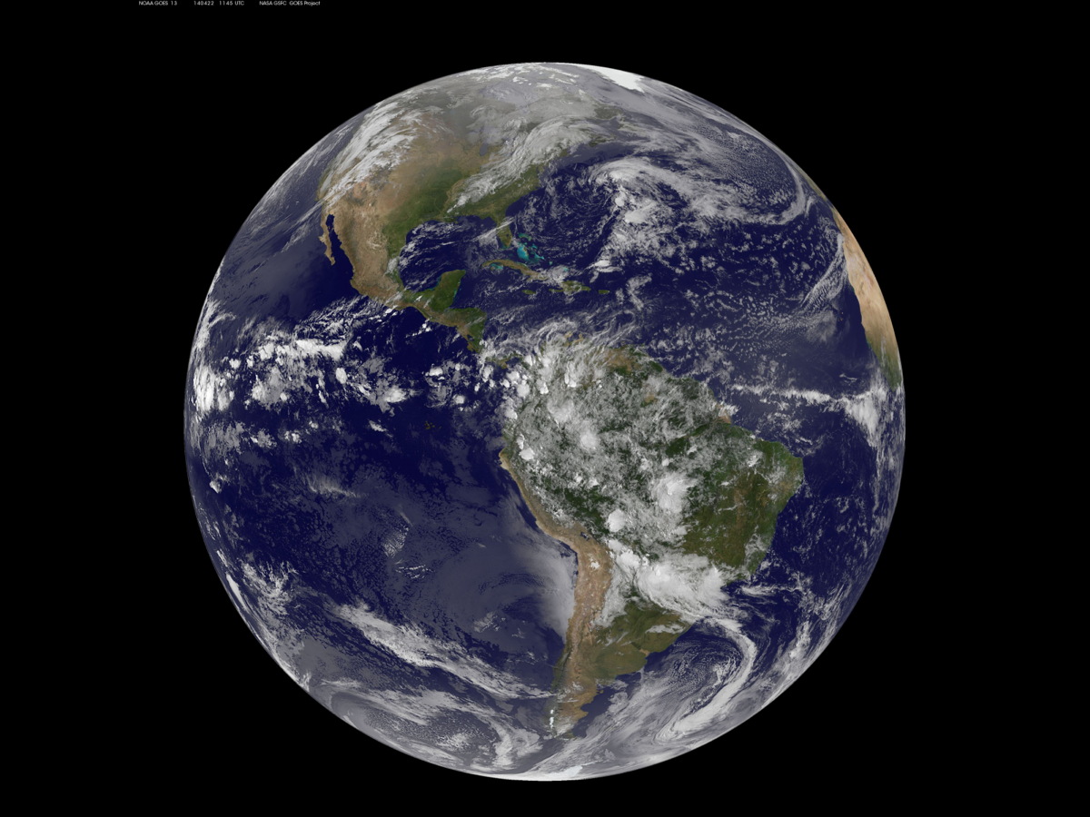 Earth Day from Space: Satellite Snaps Far-Out Photo (Image)