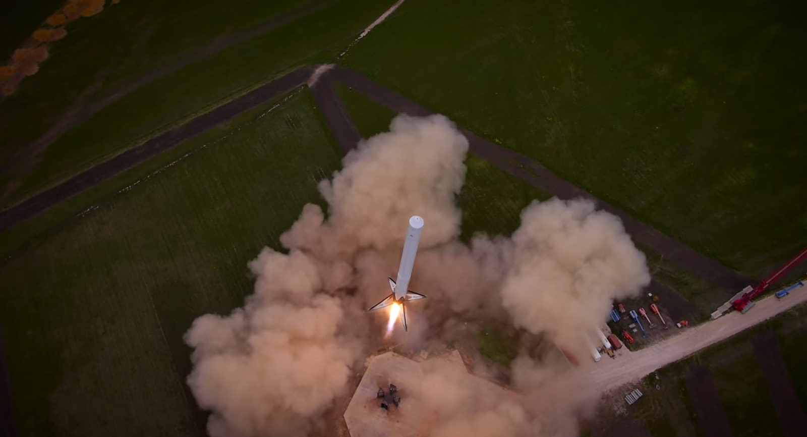 Liftoff for SpaceX Falcon 9 Reusable Rocket