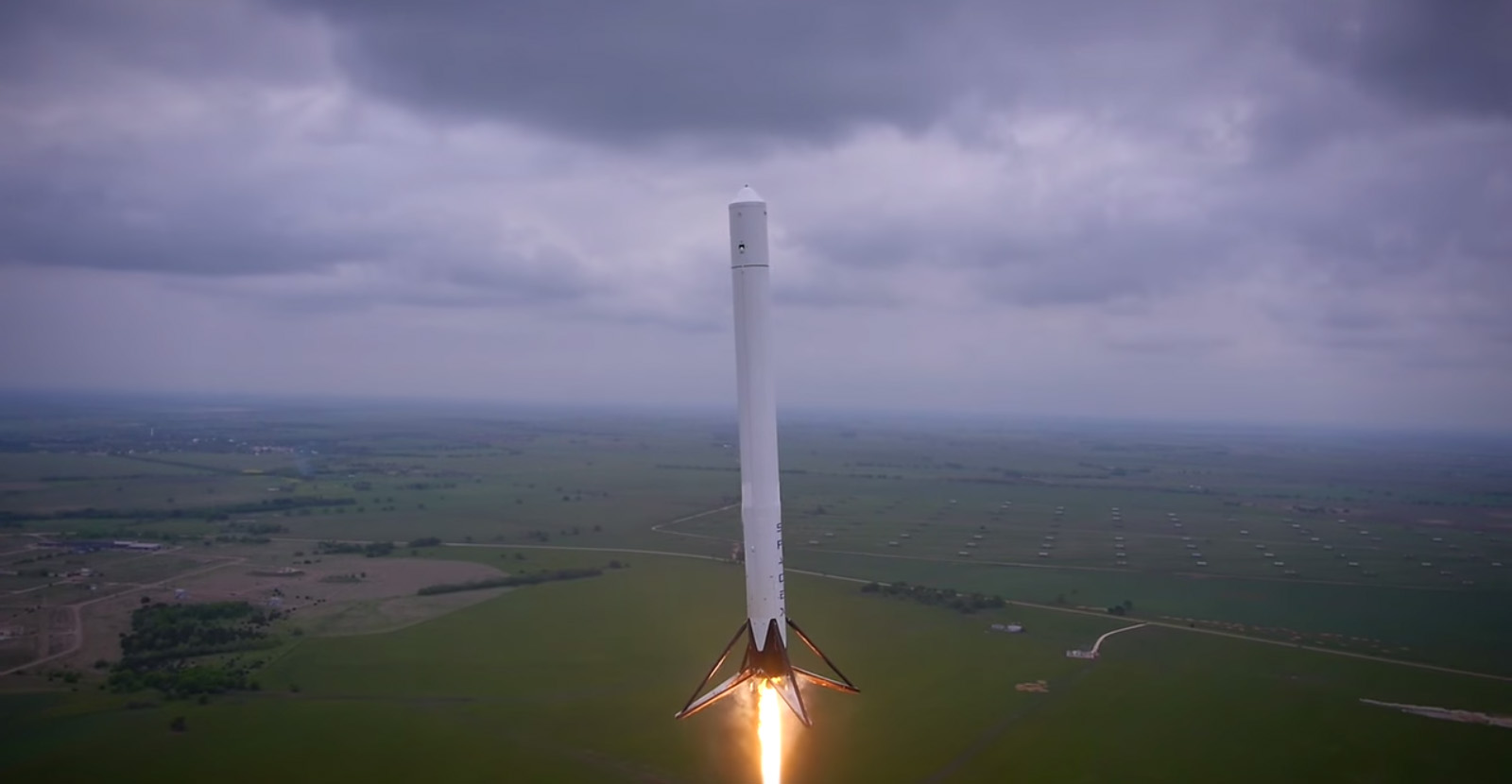 SpaceX F9R Reusable Rocket Launch Test