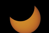 The annular solar eclipse of April 28-29, 2014 will be visible as a partial solar eclipse from parts of Australia and southern Indonesia, weather permitting, as shown in this illustration.