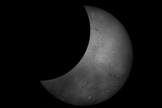 This view of the solar eclipse of April 29, 2014 was captured by astronomers with the Perth Observatory in Western Australia, where a partial eclipse was visible through heavy clouds during the annular solar eclipse.