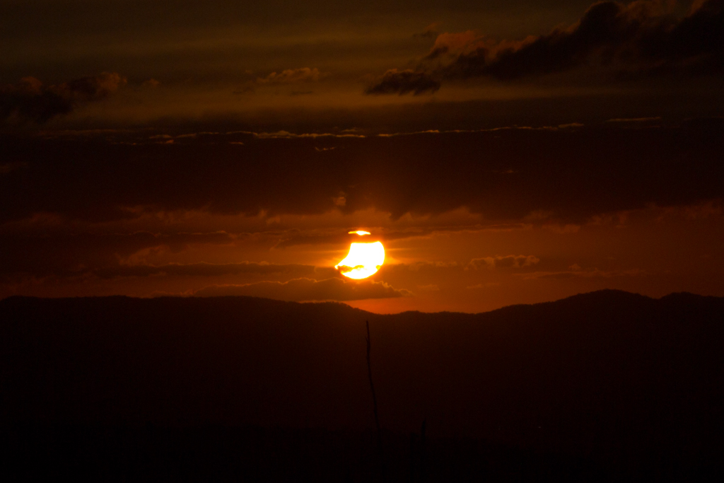 Partial Solar Eclipse Seen in Brisbane, Australia