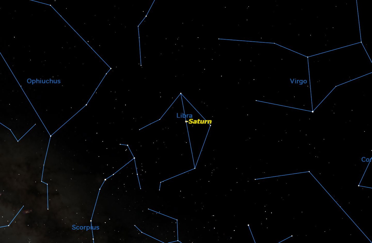 Saturn at Opposition, May 2014