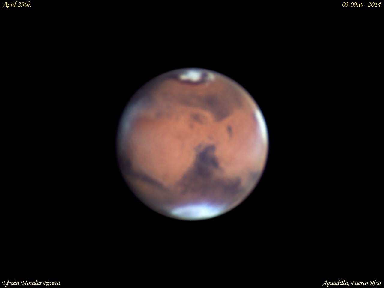 Mars Seen in Puerto Rico