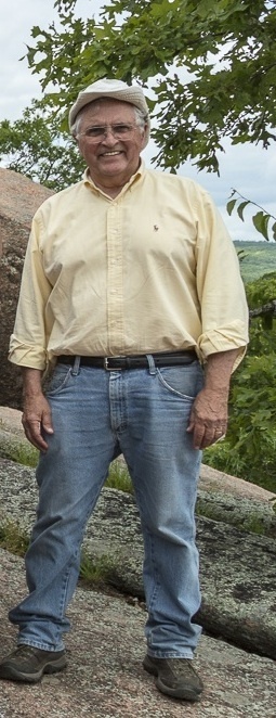 Jack Schmitt, former astronaut and U.S. Senator, in a more earthly geological setting.