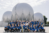 This image of the International Space Orchestra musicians was taken by Neil Berrett. The orchestra is a project by Nelly Ben Hayoun of the SETI Institute.