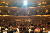 The International Space Orchestra receives a standing ovation at Davies Symphony Hall. Image taken by Nelly Ben Hayoun.