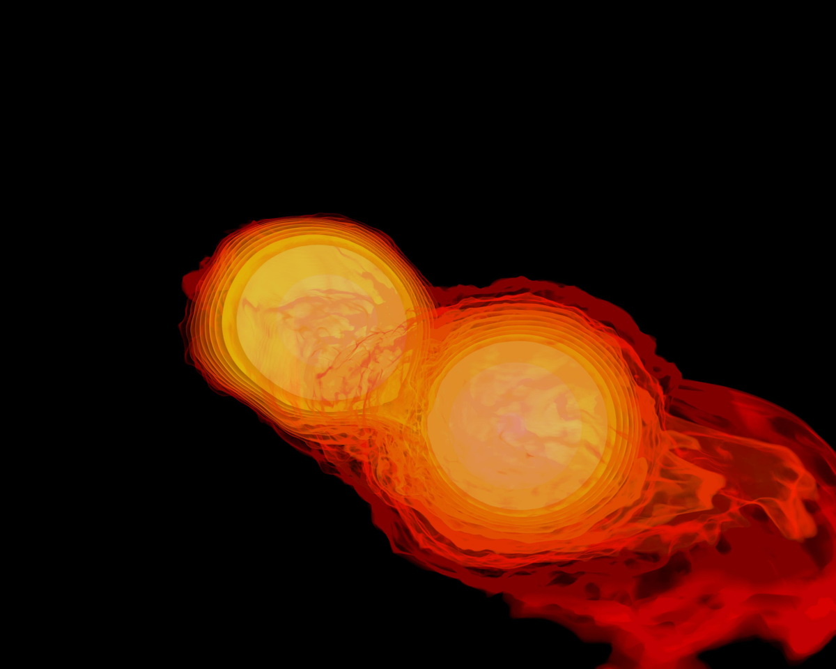 Watch 2 Neutron Stars Merge and Form Black Hole