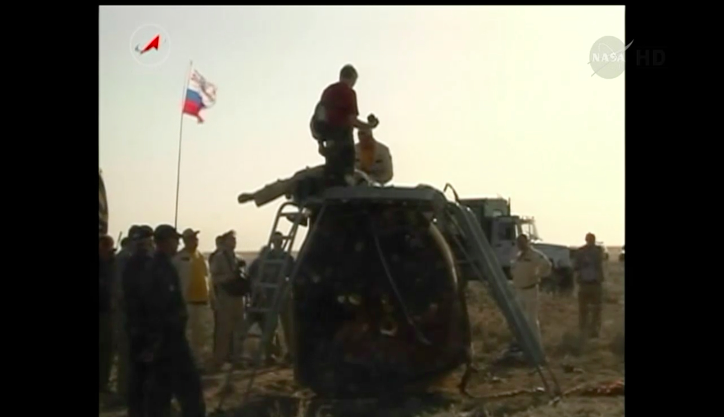 Russian Soyuz Capsule on the Ground, May 13, 2014