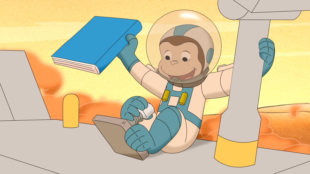 Curious George Plays With a Mars Rover