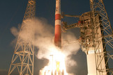 This ULA Atlas 5 rocket launched a new GPS satellite to space on May 16, 2014.