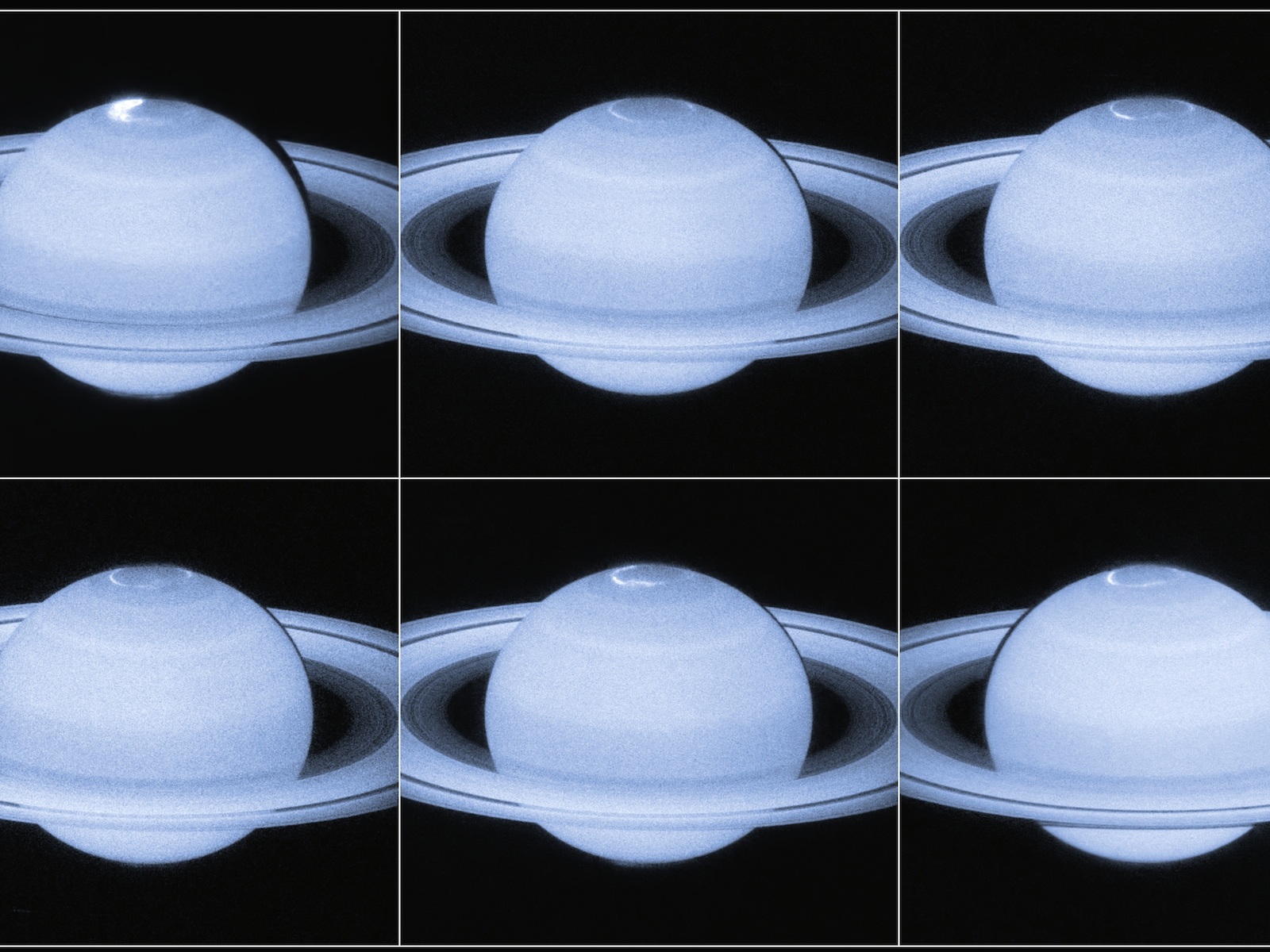 Hubble Sees Aurora on Saturn
