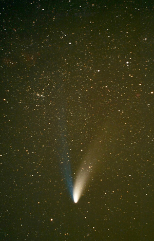 Comet Hale-Bopp on March 31, 1997.