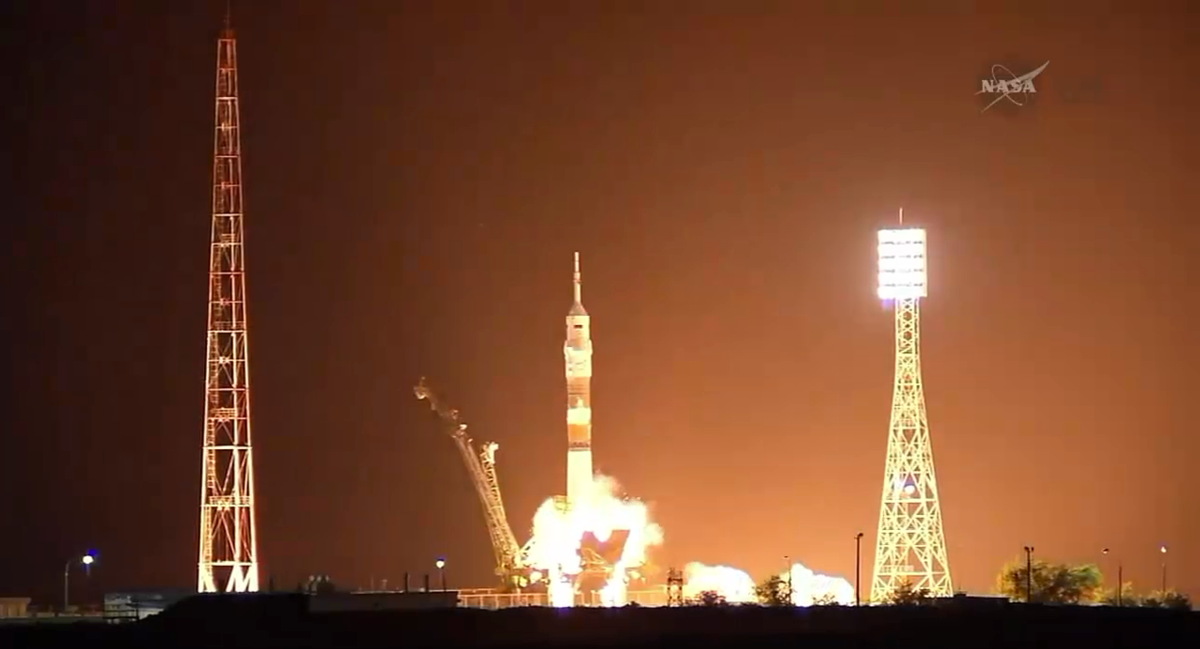 Expedition 40/41 Crew Launches to the International Space Station