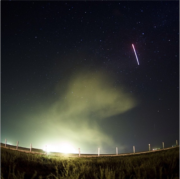 Soyuz Rocket Launch at the Baikonur Cosmodrome in Kazakhstan on May 28, 2014