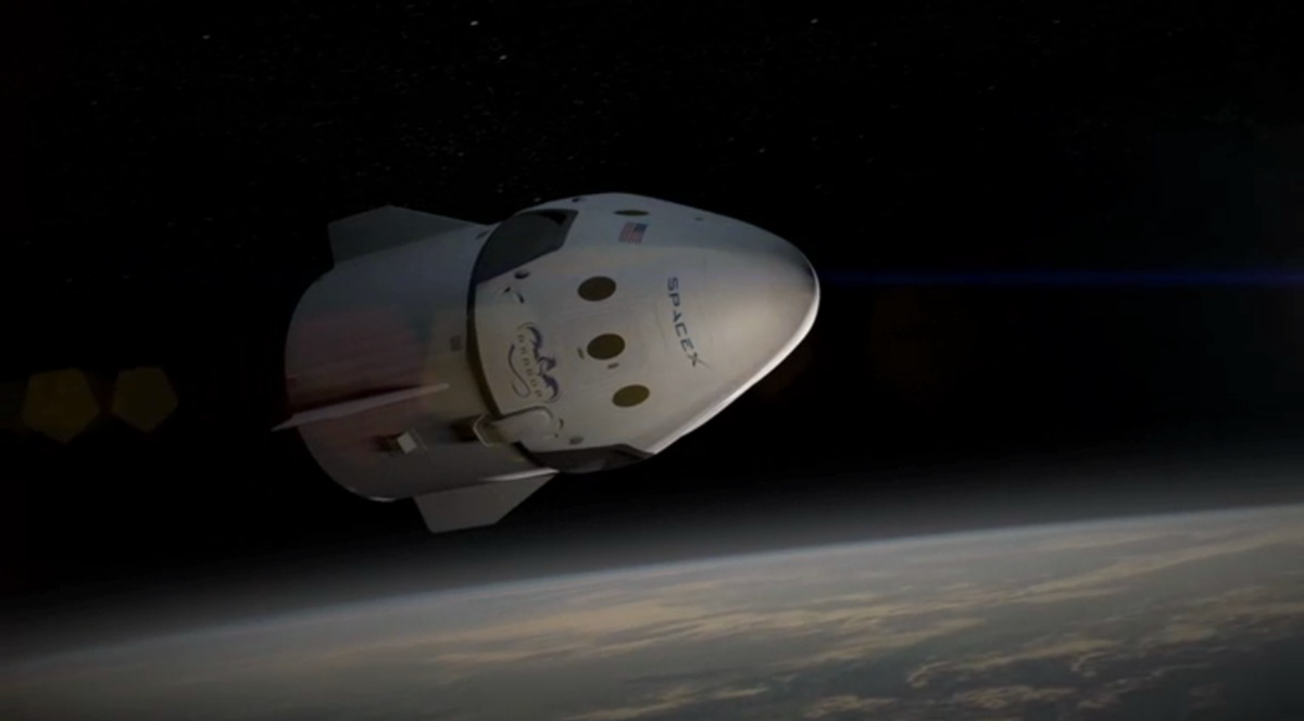 Dragon V2 Travels Through Space