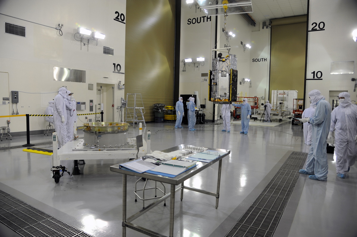 Orbiting Carbon Observatory-2 Glides Across the Room
