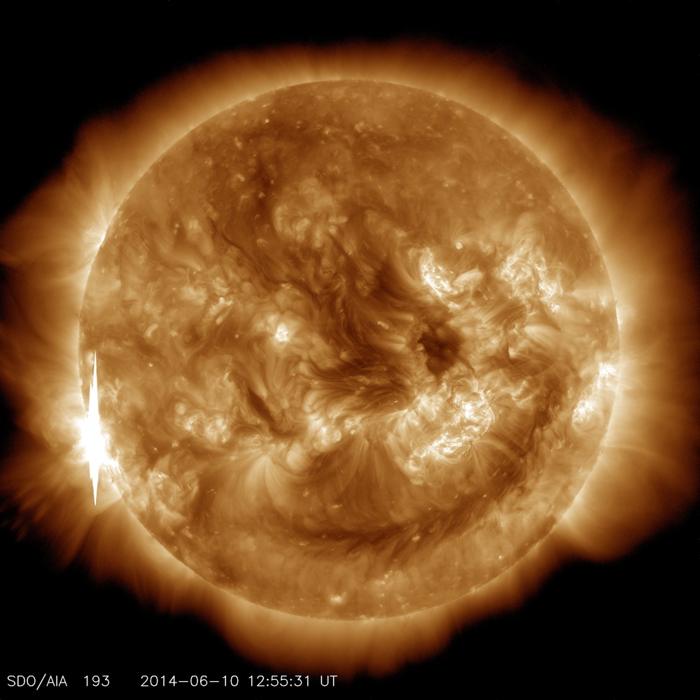 Second X-Class Flare of June 10, 2014