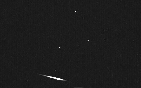 This image is is a late Camelopardalid filmed from the ground by the CAMS network at 11:34:02 UT.