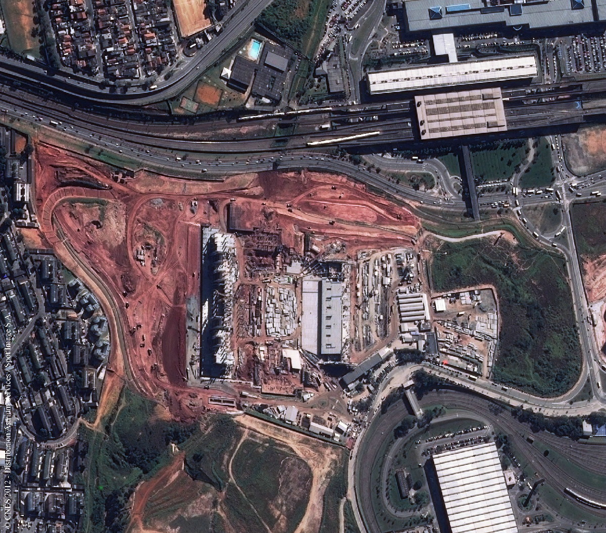 Arena Corinthians, São Paulo, Under Construction