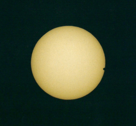 The June 8, 2004, Venus transit of the sun.