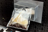 A prototype of Lavazza's and Argotec's "ISSpresso" produces fresh-brewed Italian espresso. A final version of the coffee machine will operate onboard the International Space Station.