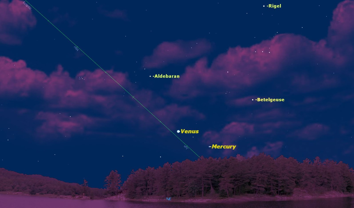 Mercury at Greatest Elongation. July 2014