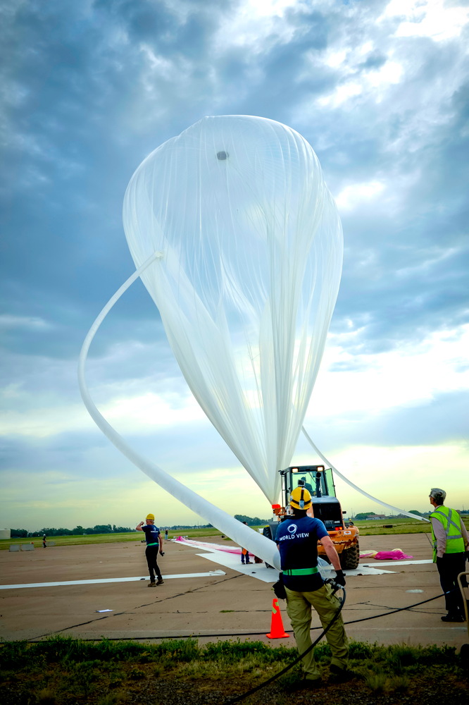 World View Balloon Inflation