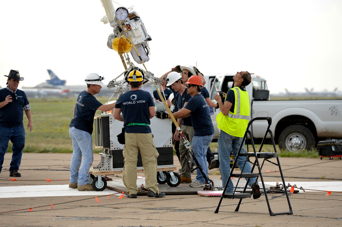 World View Test Flight Preparations