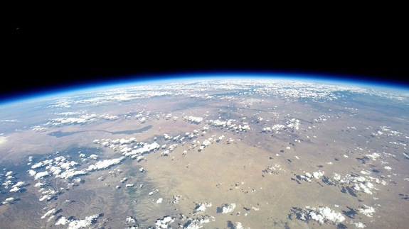 This image released by World View on June 23, 2014, offers a glimpse of the view the company's "Voyagers" will be treated to during flights to 120,000 feet.