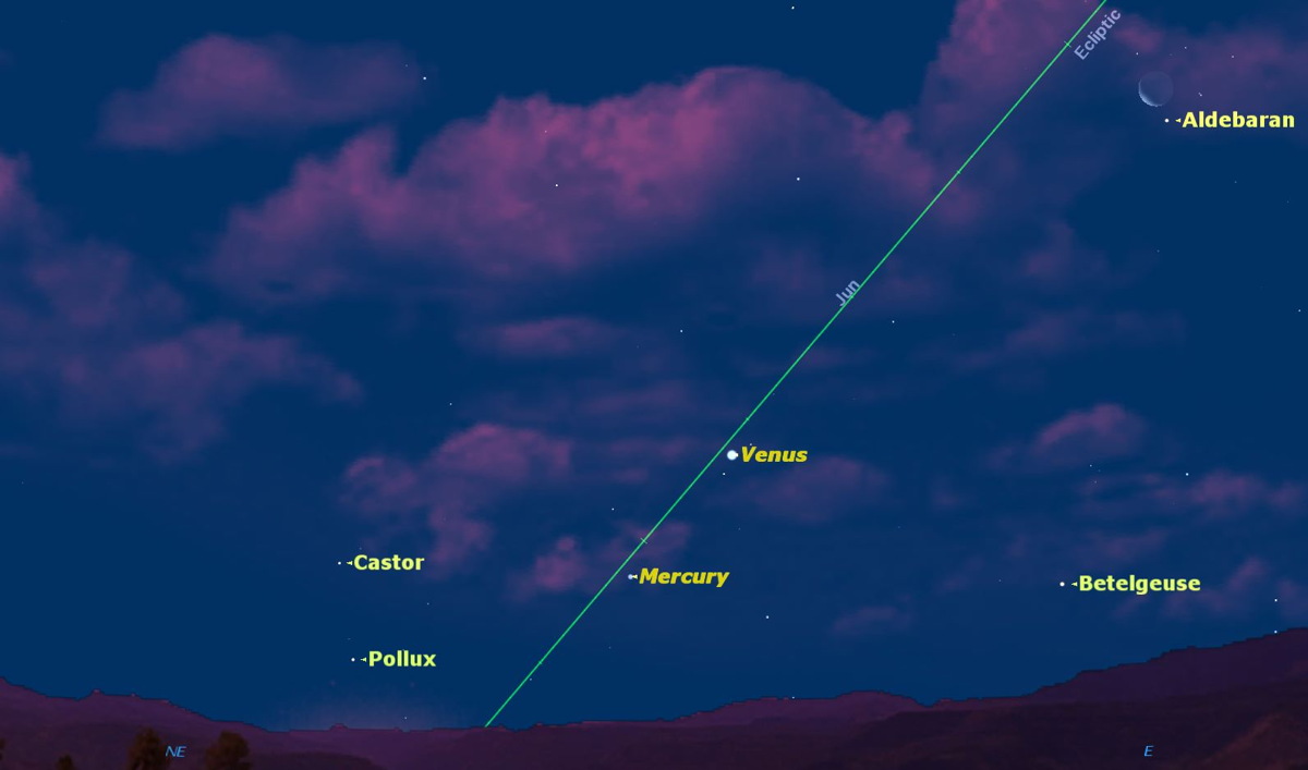 Aldebaran and the Moon, July 2014