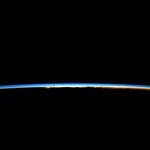 Storms at Sunrise from ISS
