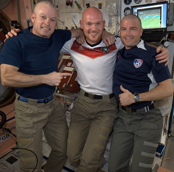 Astronauts on the ISS