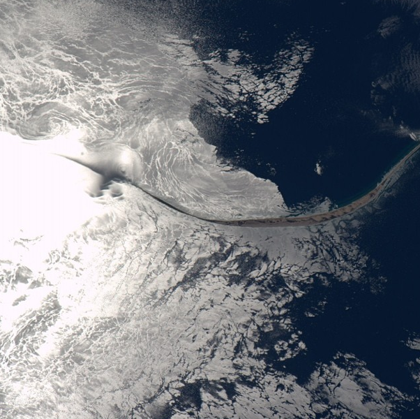 Sable Island from the ISS