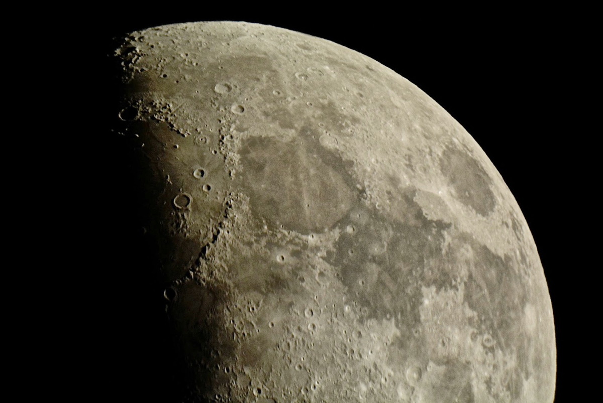 First Quarter Moon of July 2014