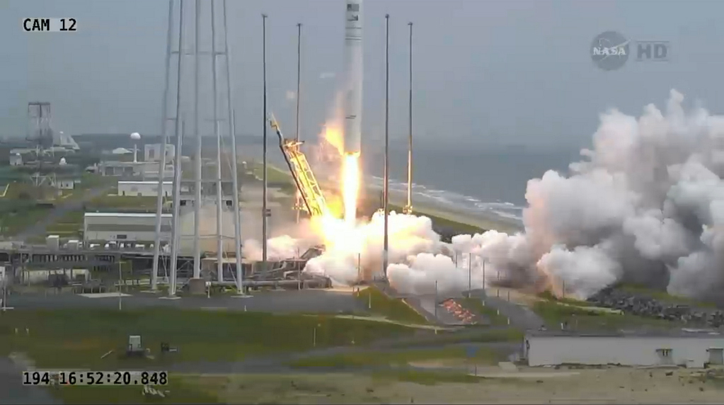 Antares Rocket Launches Orb-2 Cargo Mission