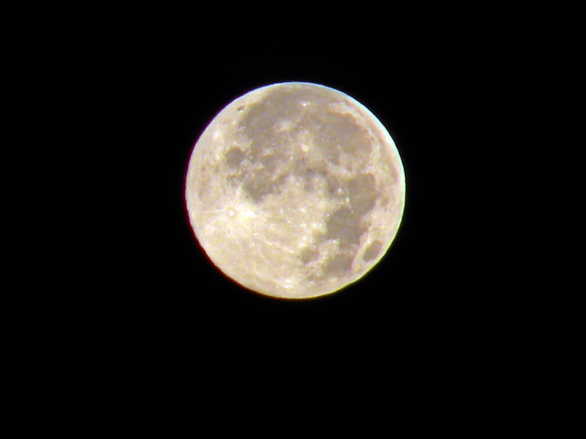 Supermoon July 2014 Seen in Upland, California