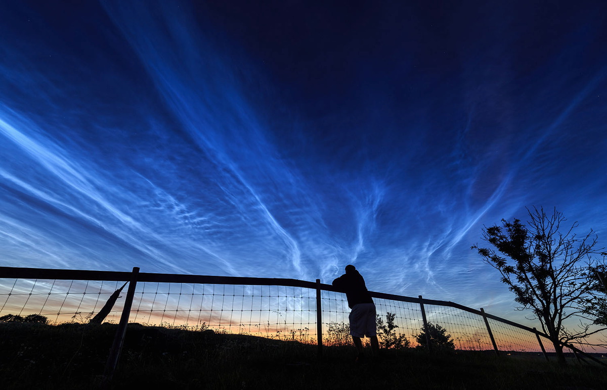 Noctilucent Clouds Over Sweden