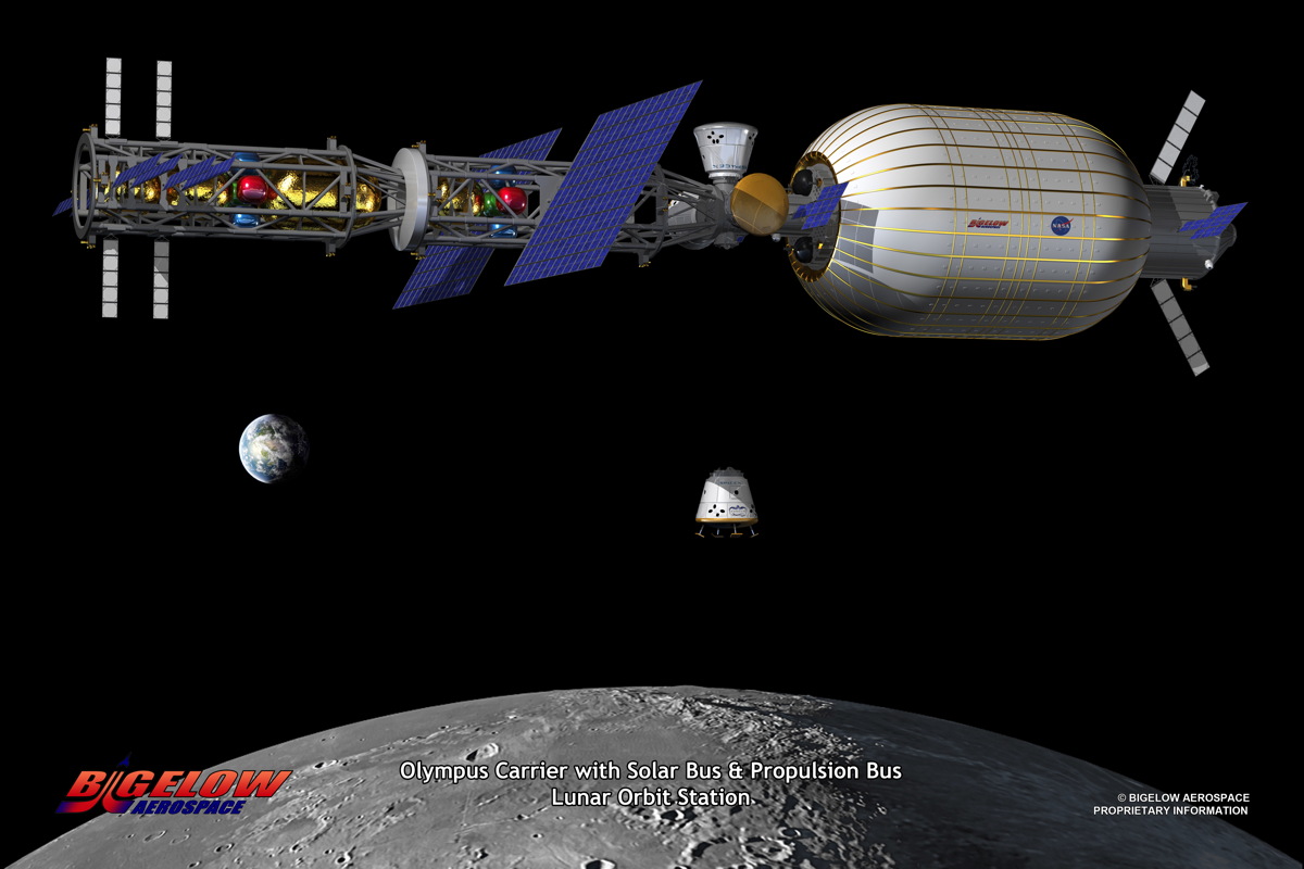 Bigelow Aerospace's Moon Bases