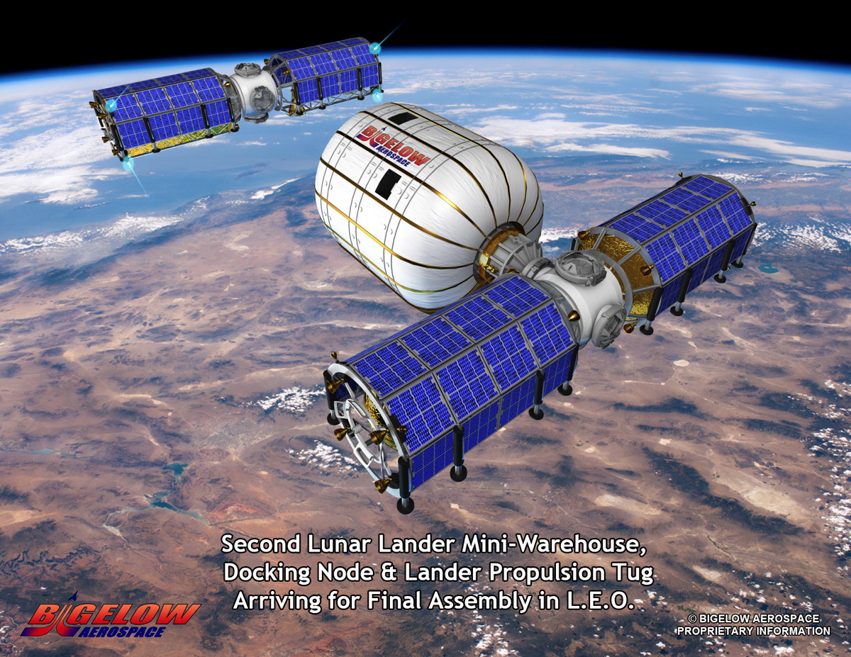 Bigelow Aerospace's Moon Bases