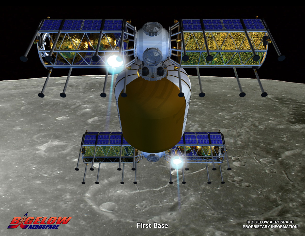 Bigelow Aerospace's Moon Bases