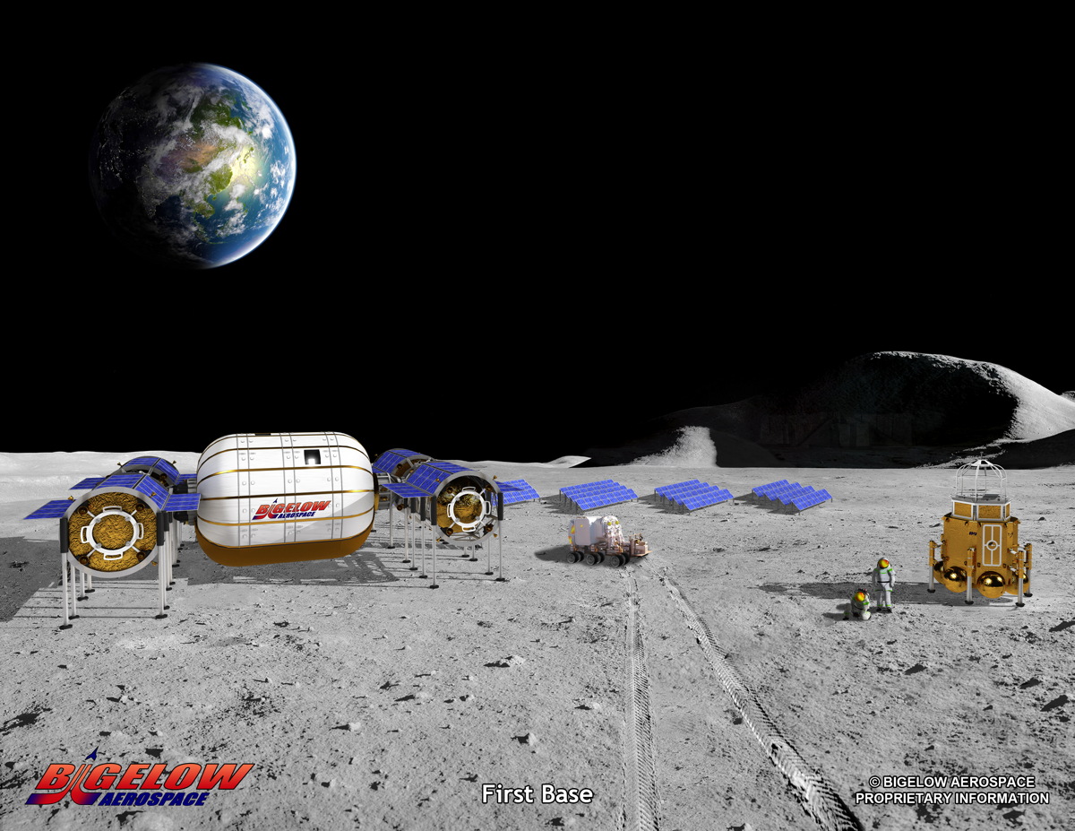 Bigelow Aerospace's Moon Bases