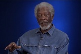 Morgan Freeman, an Academy Award-winning actor, during an Apollo 11 webcast at NASA's Jet Propulsion Laboratory July 18, 2014.