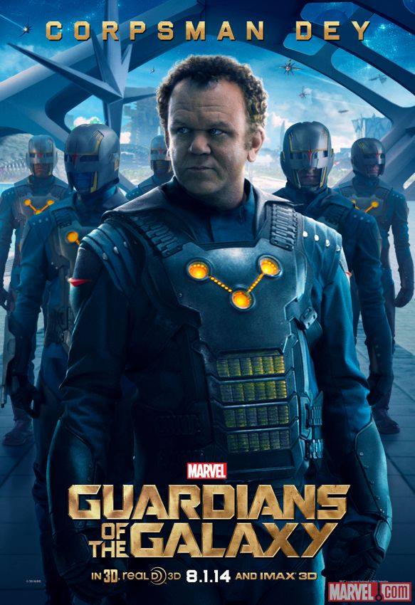Corpsman Dey in 'Guardians of the Galaxy'
