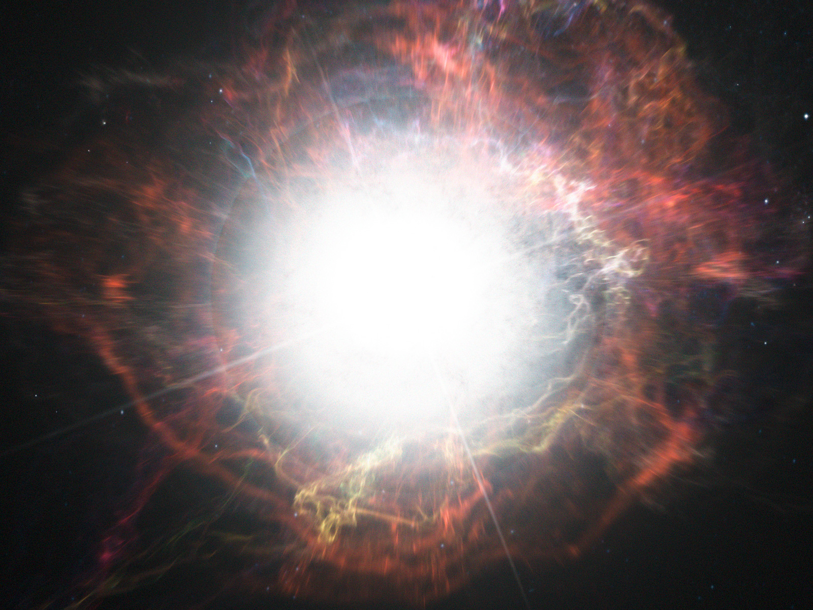 Supernova Explosion 1600